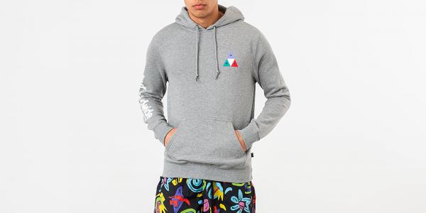 HUF Prism TT Hoodie Grey Heather