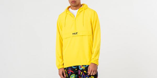 HUF Liberty Anorak Jacket Aurora Yellow