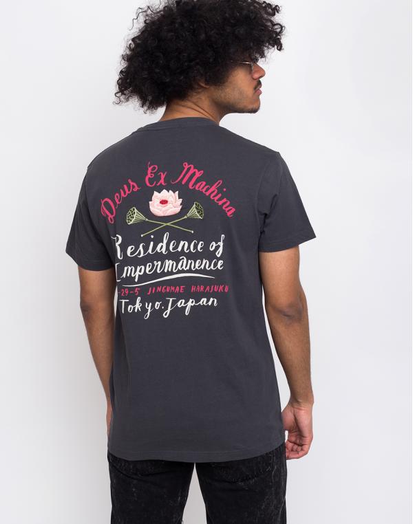 Deus Ex Machina Bjorn Tokyo Tee Washed Black XL