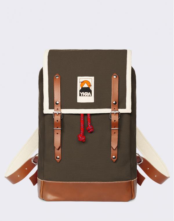 YKRA Matra Mini Leather Strap & Bottom Khaki