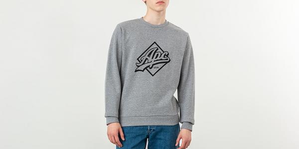 A.P.C. Sherman Crewneck Grey