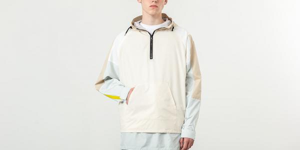 John Elliott Sail Jacket White/ Tan