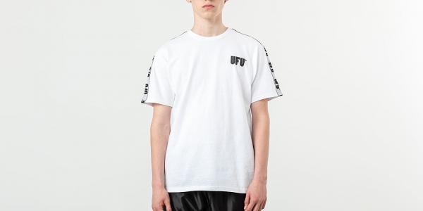 Used Future Universal UFU Tape Tee White