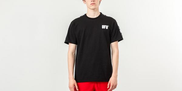 Used Future Universal UFU Tape Tee Black