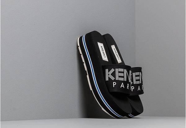 KENZO Papaya Platform Mules Black