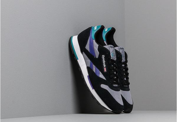 Reebok Classic Leather MU Black/ White/ Shadow/ Purple