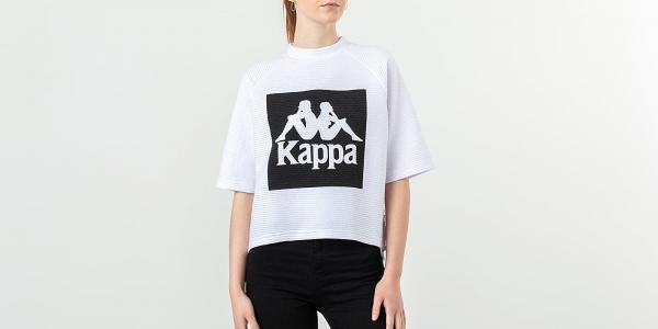 Kappa Bawi Tee White/ Black