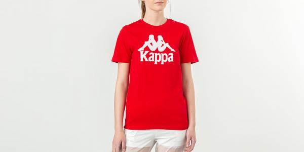 Kappa Authentic Estessi Slim Tee Red/ White