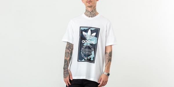 adidas Camouflage Tongue Label Tee White