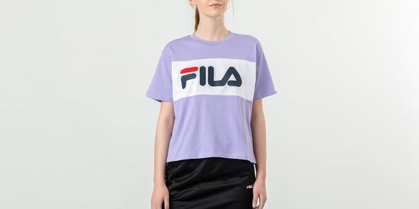 FILA Allison Tee Violet Tulip/ Bright White