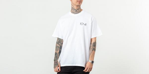 Polar Skate Co. Fill Logo Tee White