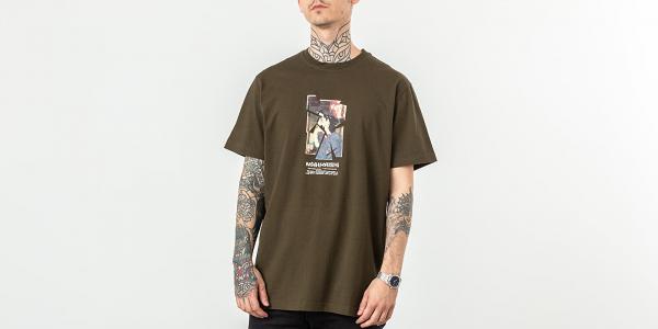 maharishi Yoshitoshi Shattered Tee Mil Olive