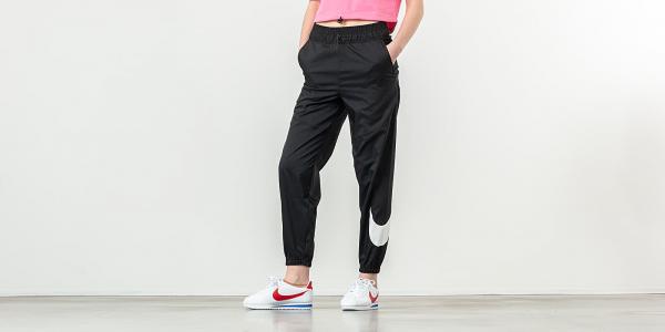 Nike Sportswear Swoosh Woven Pant Black/ White
