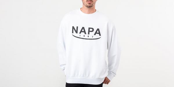NAPA by Napapijri B-Arosa Crewneck Bright White