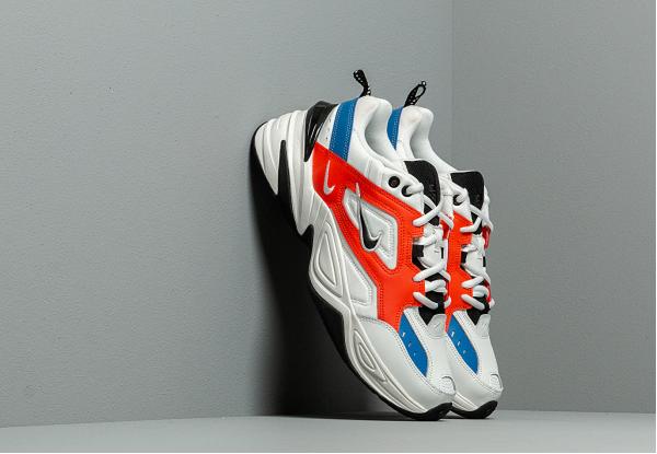 Nike M2K Tekno Summit White/ Black-Team Orange