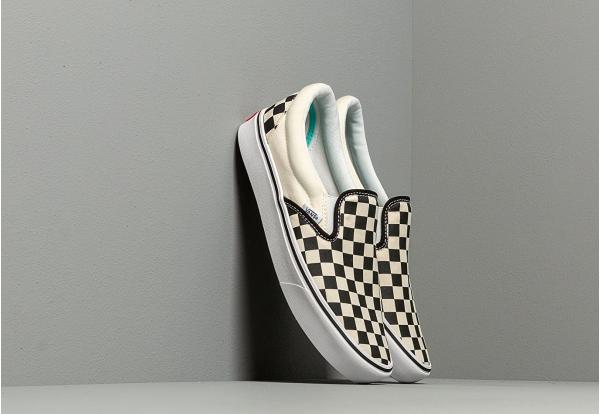 Vans ComfyCush Slip-On (Classic) Checkerboardard/ True White