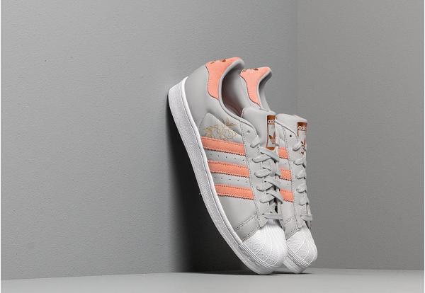 adidas Superstar W Grey Two/ Trace Pink/ Ftw White