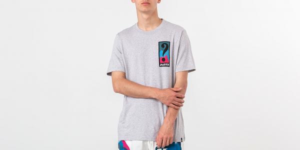 by Parra Indy Tuck Knee Tee Grey