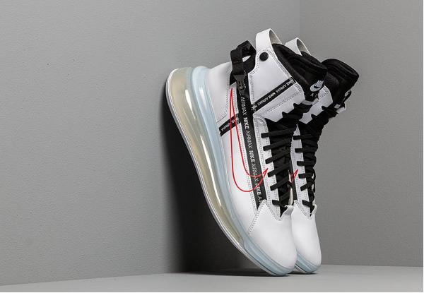 Nike Air Max 720 Saturn White/ Black-University Red
