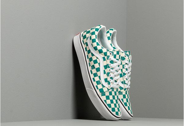 Vans ComfyCush Old Skool (Checker) Quetzal/ True White