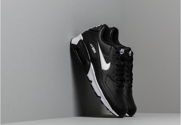 Nike Air Max 90 Leather (GS) Black/ White-Anthracite