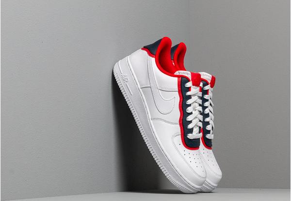 Nike Air Force 1 '07 Lv8 1 White/ White-Obsidian-University Red