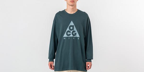 Nike NRG ACG Longsleeves Tee Logo Deep Jungle/ Aviator Grey