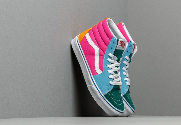 Vans SK8-Hi (Suede/ Canvas) Multi/ Bright