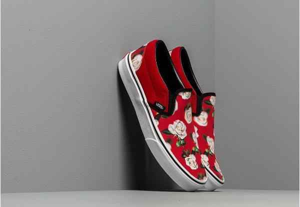 Vans Classic Slip-On (Romantic Floral) Chili Pepper