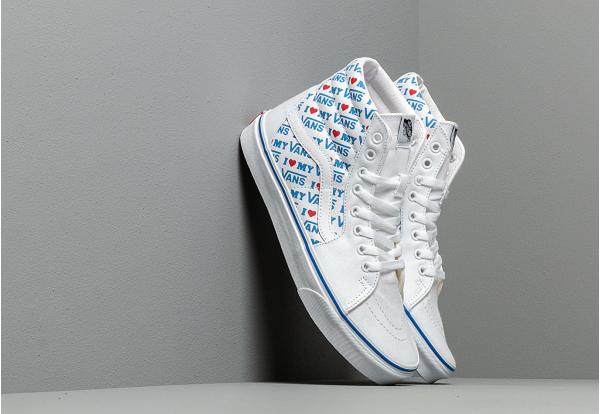 Vans SK8-Hi (I Heart Vans) True White