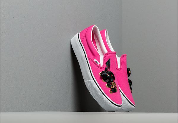Vans Classic Slip-On Platform (Oversized Lace) Carmine