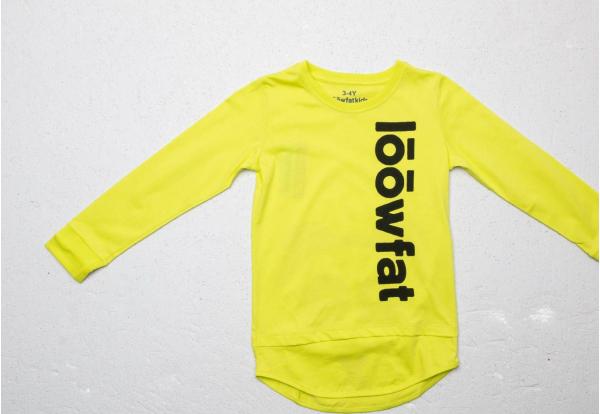 LoowFAT KIDS Si: Bling Longsleeve T-Shirt Yellow