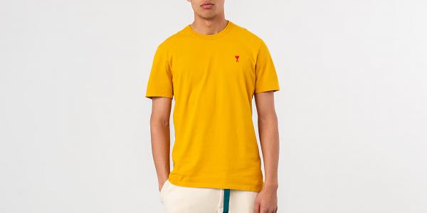 Alexandre Mattiussi Ami De Coeur Tee Yellow