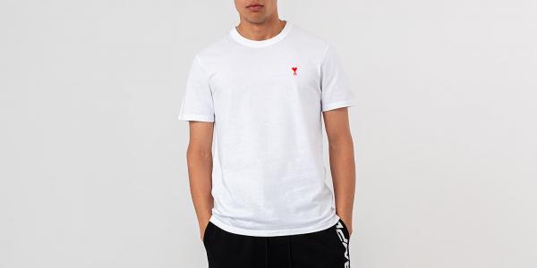Alexandre Mattiussi Ami De Coeur Tee White