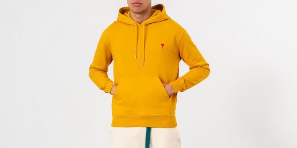 Alexandre Mattiussi Ami De Coeur Hoodie Yellow