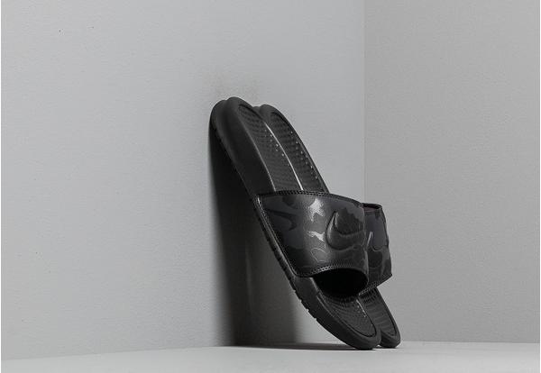 Nike Wmns Benassi Jdi Print Black/ Black-Oil Grey
