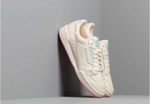 adidas Continental 80 Off White/ True Pink/ Clear Mint