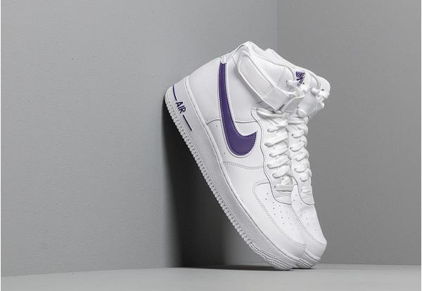 Nike Air Force 1 High '07 3 White/ White-Court Purple