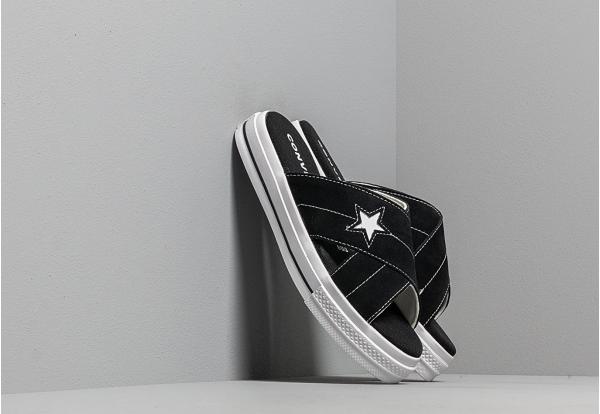 Converse One Star Sandal Black/ Egret/ White