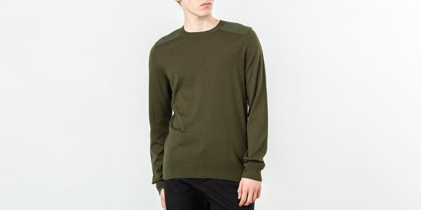 A. P. C. Ernest Military Sweatshirt Military Green