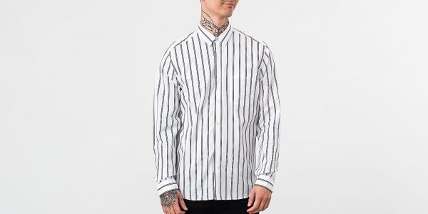 Alexandre Mattiussi Chest Pocket Shirt White/ Black