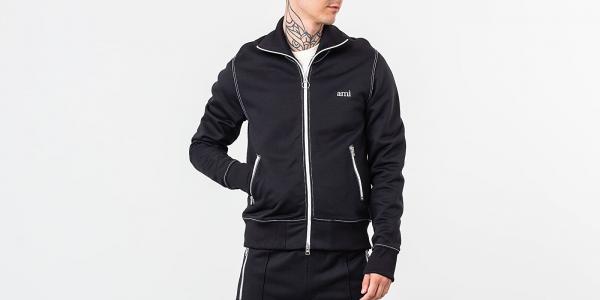 Alexandre Mattiussi Zipped Track Top Black