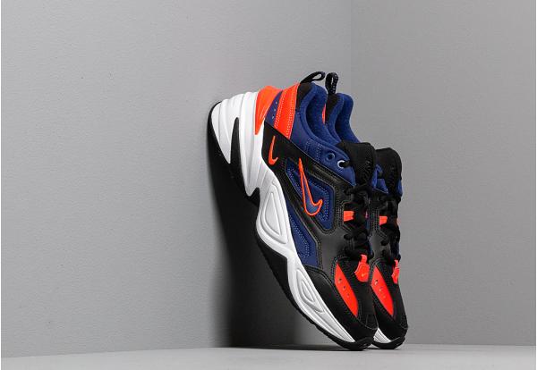 Nike M2K Tekno Black/ Deep Royal Blue-Bright Crimson