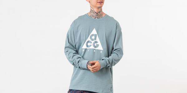 Nike ACG Longsleeve Logo Tee Petrol