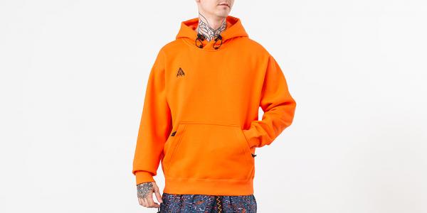 Nike ACG Logo Hoodie Orange
