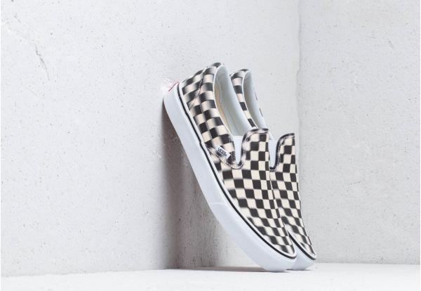 Vans Classic Slip-On (Blur Check) Black/ Classic