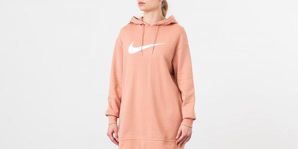Nike Sportswear Swoosh Hoodie Rose Gold/ White