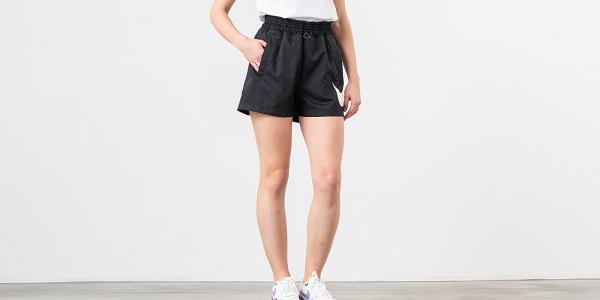 Nike Sportswear Swoosh Woven Short Black/ White