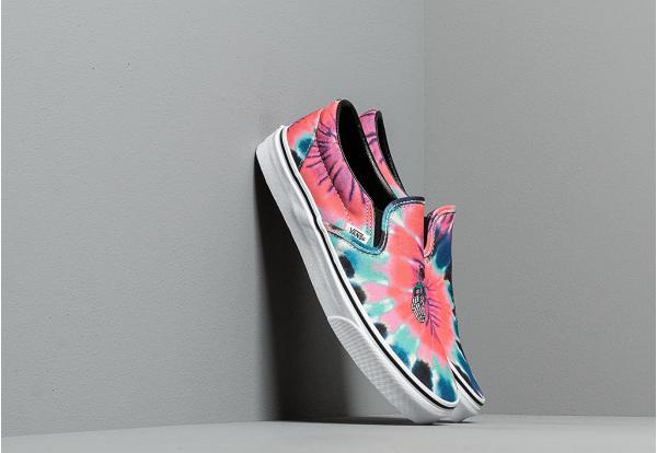 Vans Classic Slip-On (Tie Dye) Multi/ True White