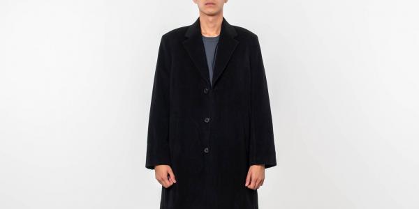 Our Legacy Unconstructed Classic Coat Soft Black Wool